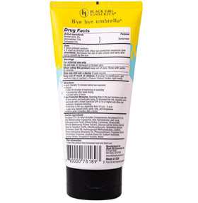 BLACK GIRL SUNSCREEN Kids SPF 50 Lotion back view