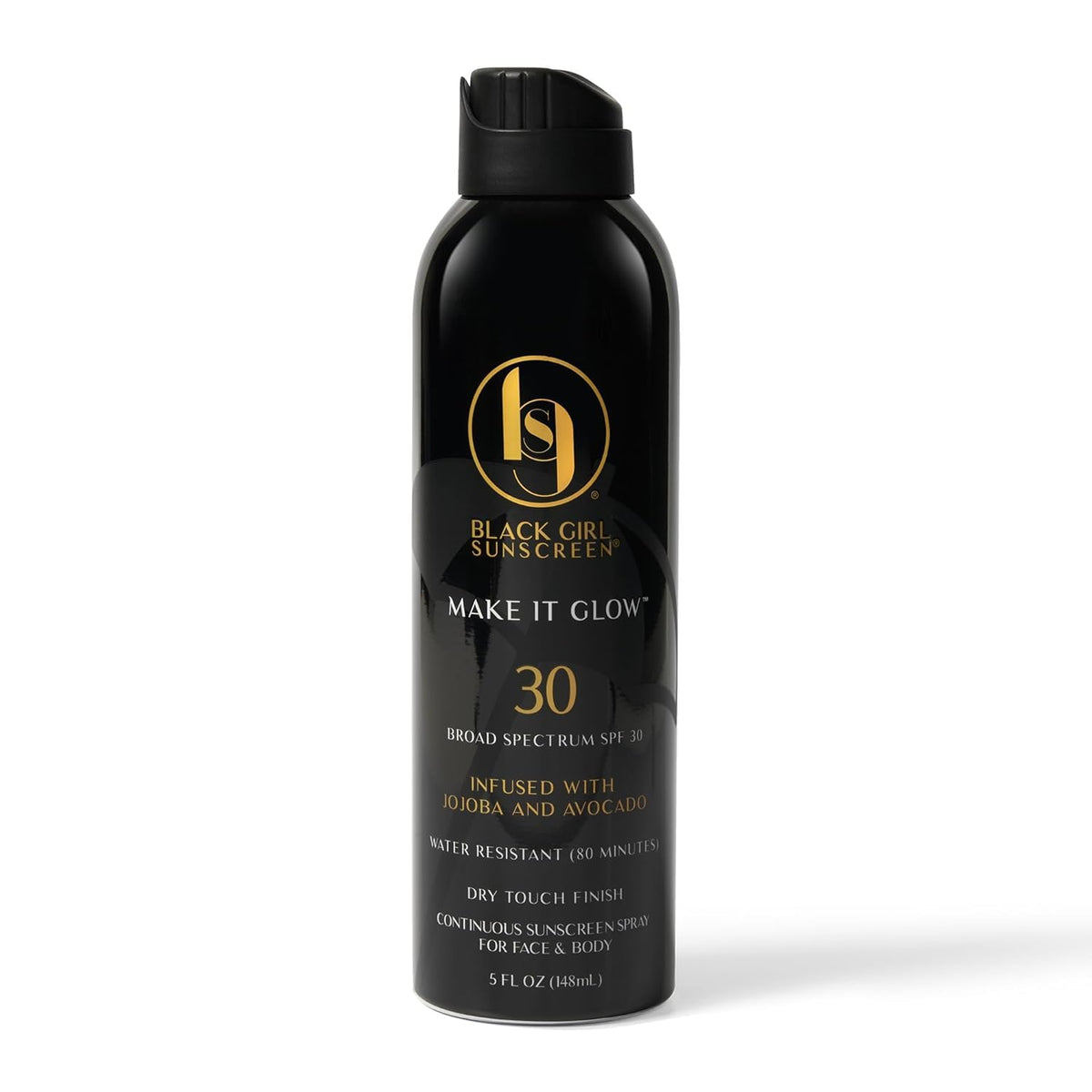 BLACK GIRL SUNSCREEN Make It Glow Spray SPF 30 front view