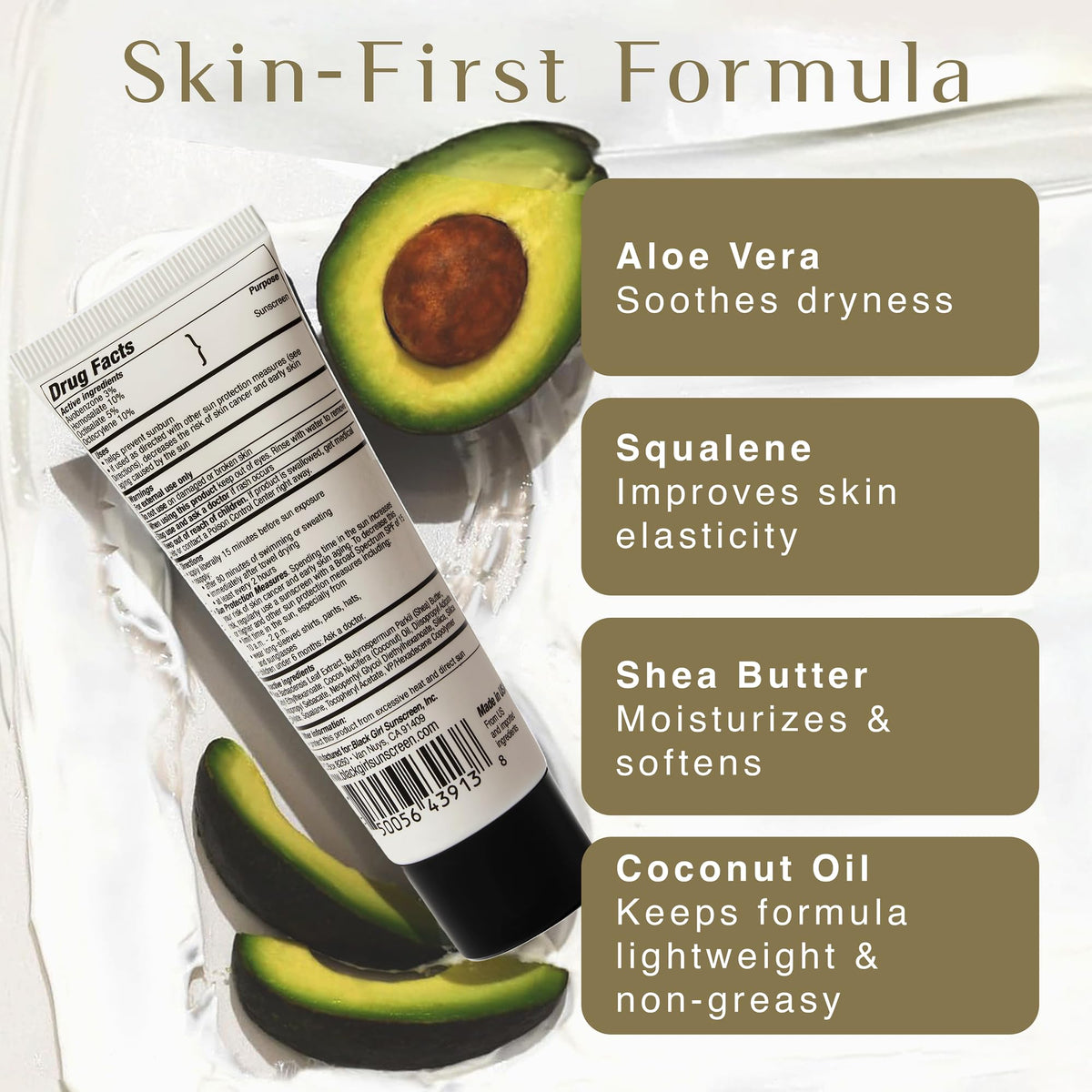 BLACK GIRL SUNSCREEN Make It Matte SPF 45 Gel texture close-up