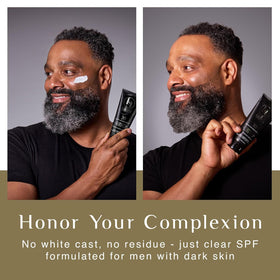 BLACK GIRL SUNSCREEN Men's SPF 30 packaging side view