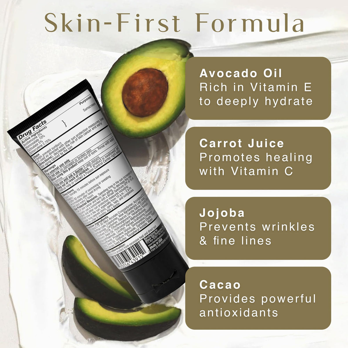 BLACK GIRL SUNSCREEN Original SPF 30 3 Oz with ingredients