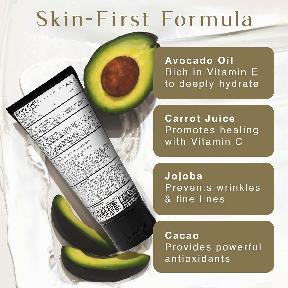 BLACK GIRL SUNSCREEN Original SPF 30 application on skin