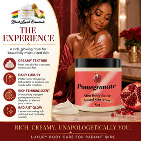 Black Lavish Essentials Ultra-Soft Shea Body Butter 8oz top view