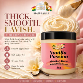 Black Lavish Essentials Ultra-Soft Shea Body Butter ingredients list