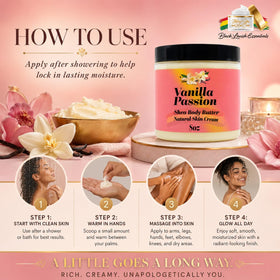 Black Lavish Essentials Ultra-Soft Shea Body Butter with natural oils