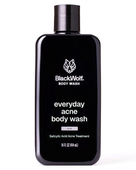 Black Wolf Salicylic Acid Body Wash 14 Fl Oz front view