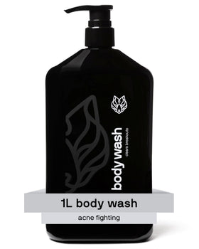 Black Wolf Salicylic Acid Body Wash 1L front view