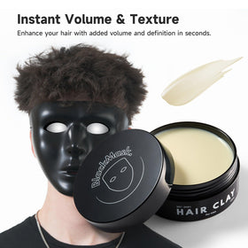 BlackMask Hair Clay styling application