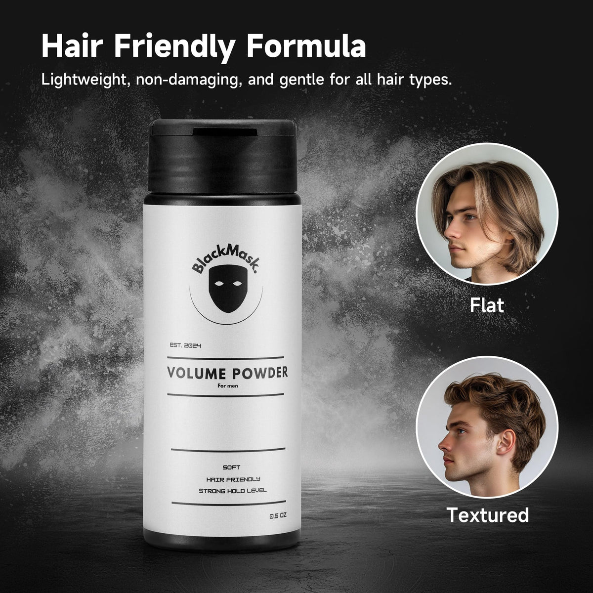 BlackMask Texture Powder for Men close-up of powder