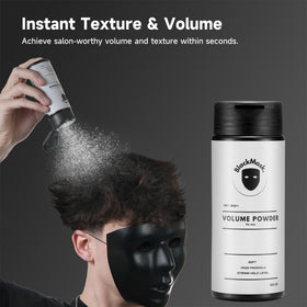 BlackMask Texture Powder for Men side view showing texture