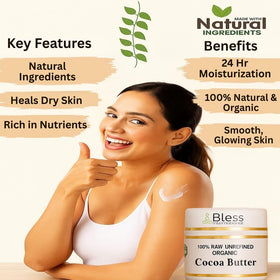 Bless International Cocoa Butter 4 oz with measuring spoon