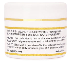 Bless International Cocoa Butter packaging side view