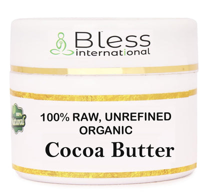 Bless International Organic Raw Cocoa Butter 280g front view