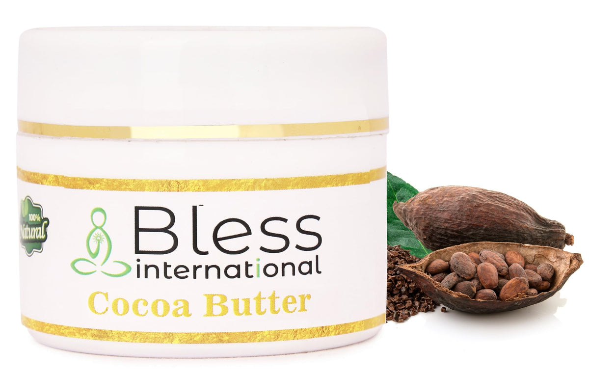 Bless International Organic Raw Cocoa Butter 280g texture close-up