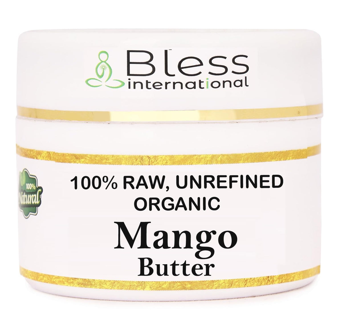 Bless International Organic Raw Mango Butter 280g front view