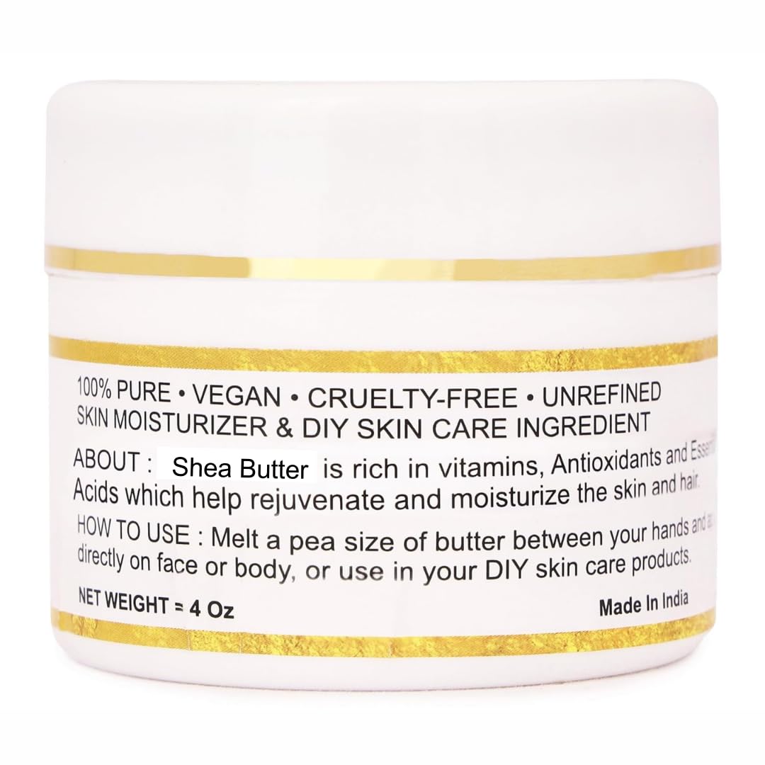Bless International Organic Raw Shea Butter 4-OZ texture close-up