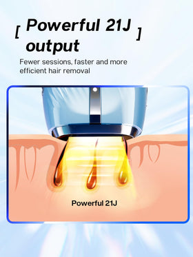 Blex Laser Hair Removal Device in use on legs