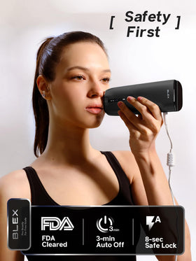 Blex Laser Hair Removal Device user manual and accessories