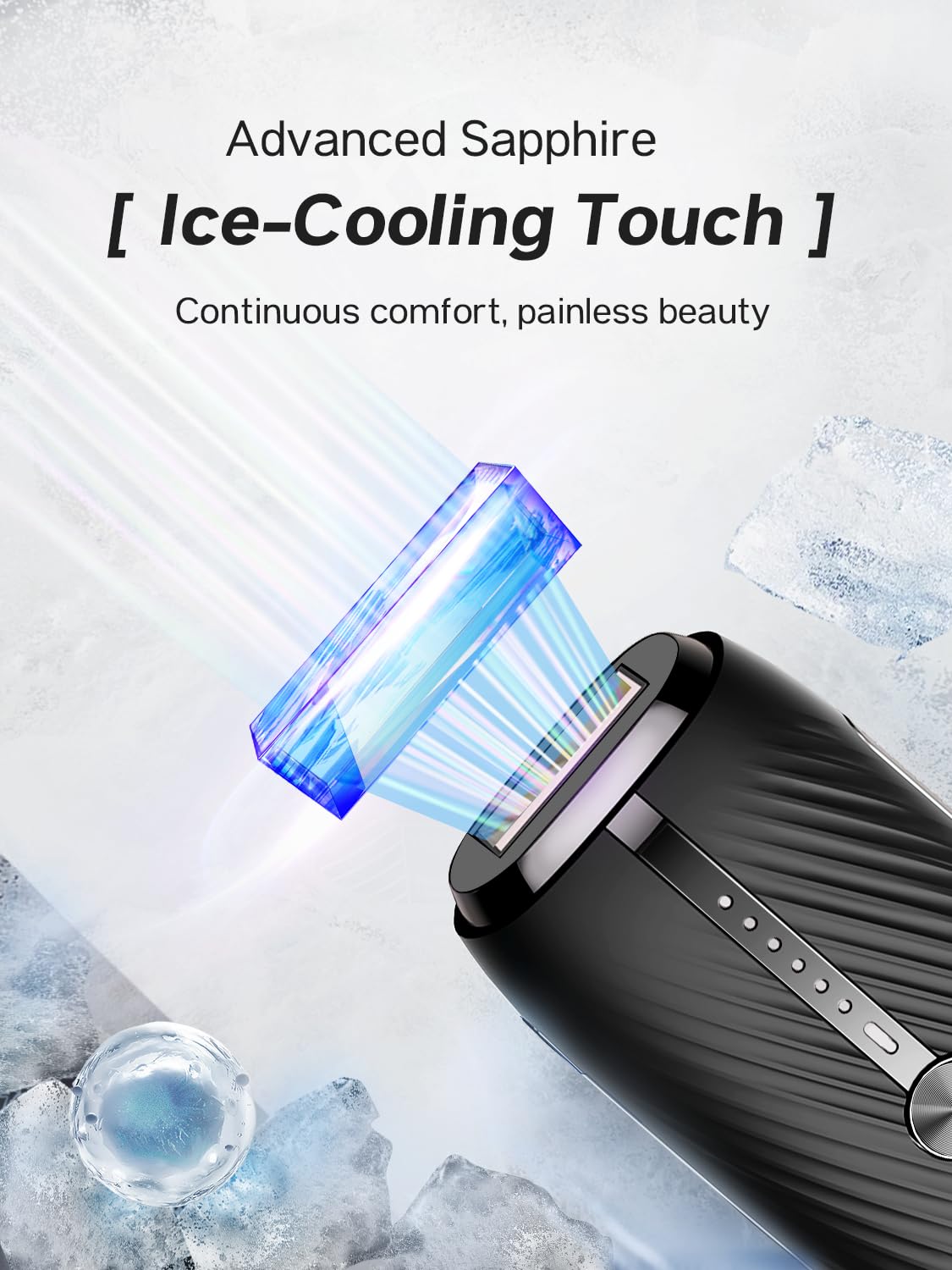Blex Laser Hair Removal Device with power cord attached