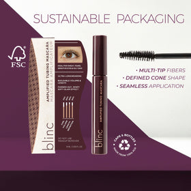 blinc Amplified Tubing Mascara with warm water removal demonstration