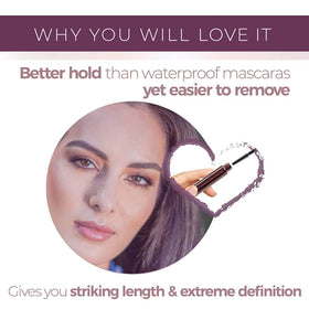 blinc Lash Extension Tubing Mascara with ingredients listed
