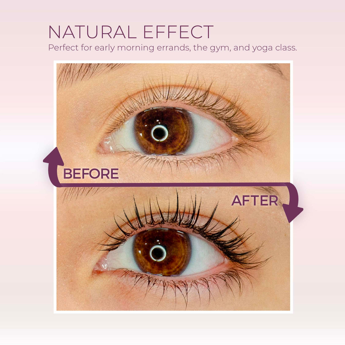 blinc Original Tubing Mascara application on lashes