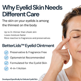 BlinkBetter Eyelid Ointment 10g with natural background