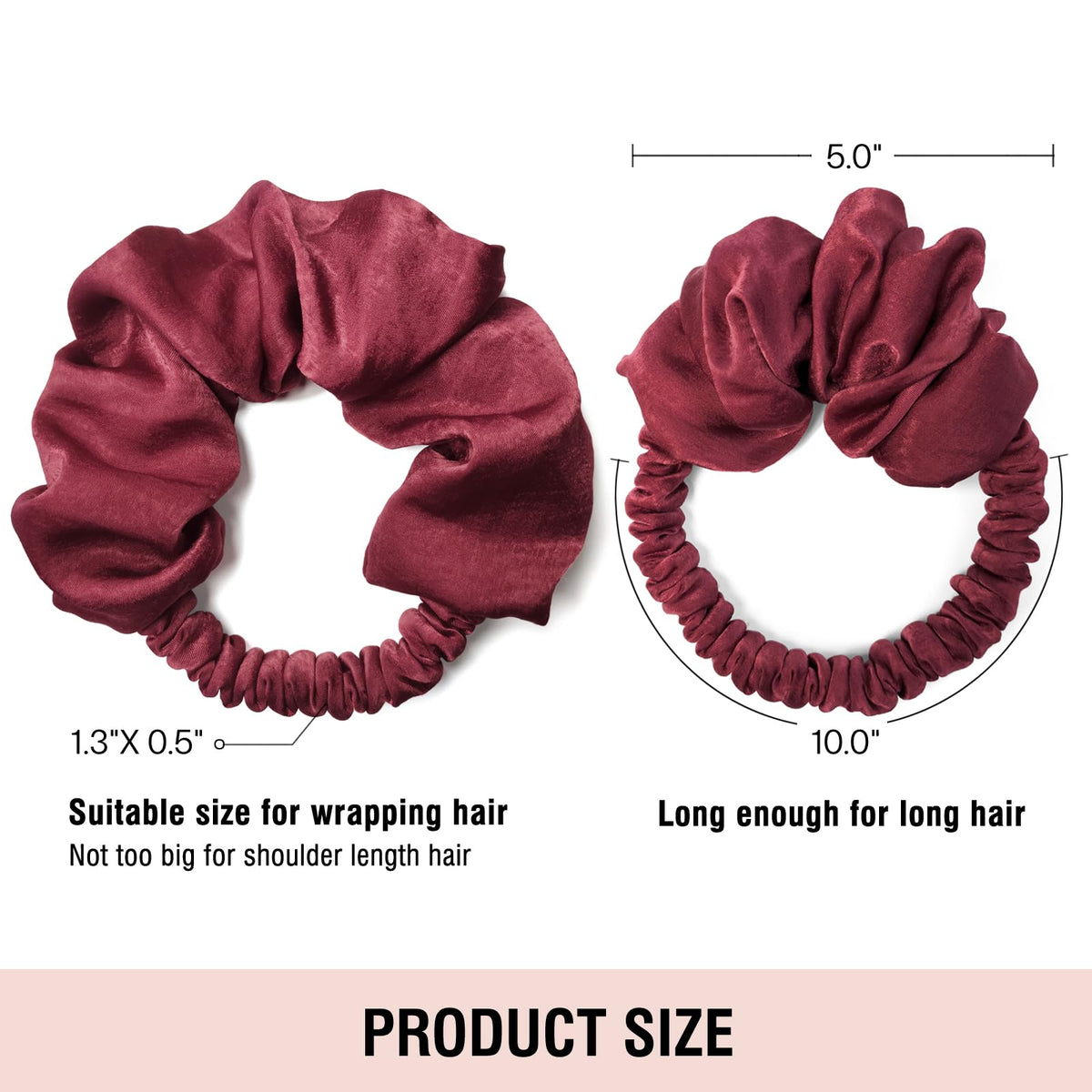 BLINKEEN Heatless Curling Scrunchie displayed on a table
