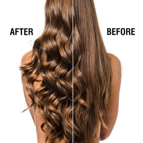 BLINKEEN Heatless Curling Scrunchie on a model's hair