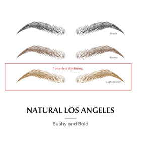 Bliss and Beyond USA eyebrow tattoo stickers application demonstration