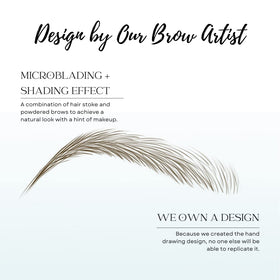Bliss and Beyond USA Eyebrow Tattoo Stickers application process