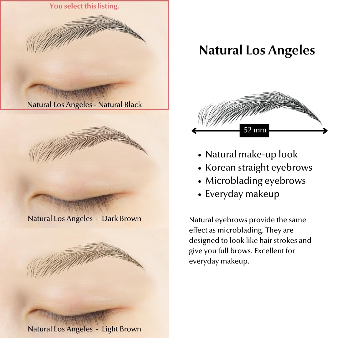 Bliss and Beyond USA Eyebrow Tattoo Stickers close-up of adhesive