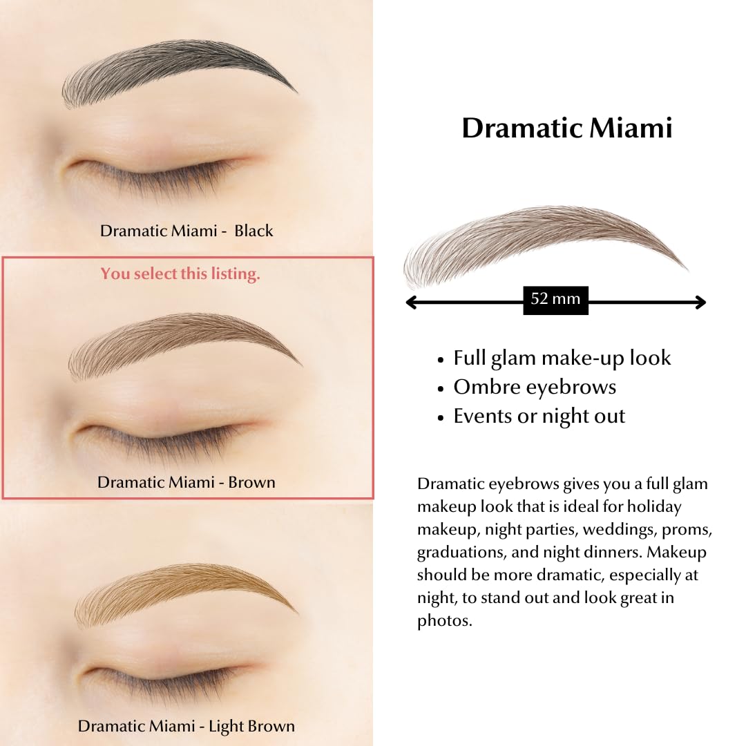 Bliss and Beyond USA Eyebrow Tattoo Stickers in use on a model
