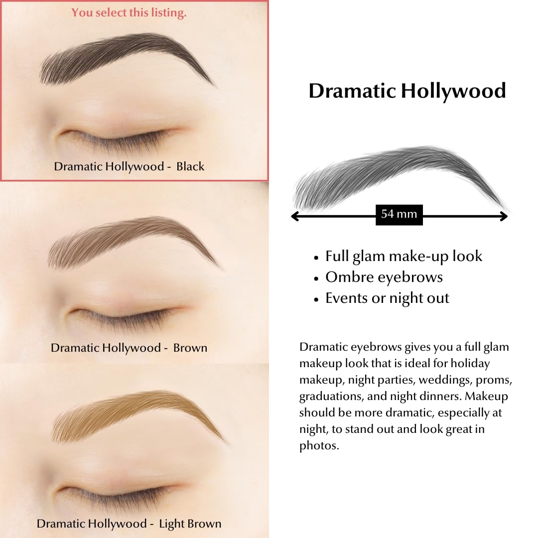Bliss and Beyond USA Eyebrow Tattoo Stickers packaging front view