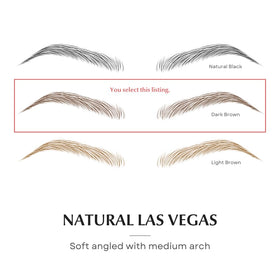 Bliss and Beyond USA Eyebrow Tattoo Stickers packaging with 24 pairs