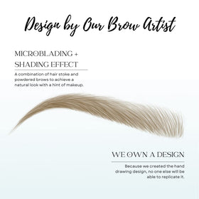 Bliss and Beyond USA Eyebrow Tattoo Stickers showing multiple pairs