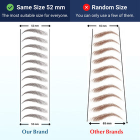 Bliss and Beyond USA Eyebrow Tattoo Stickers showing waterproof feature
