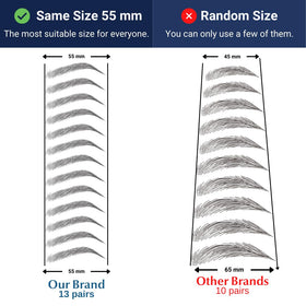 Bliss and Beyond USA eyebrow tattoo stickers showing waterproof feature