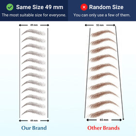 Bliss and Beyond USA Eyebrow Tattoo Stickers waterproof demonstration