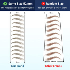 Bliss and Beyond USA Eyebrow Tattoo Stickers with application guide