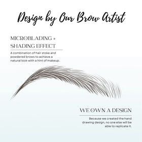 Bliss and Beyond USA Eyebrow Tattoo Stickers with application instructions