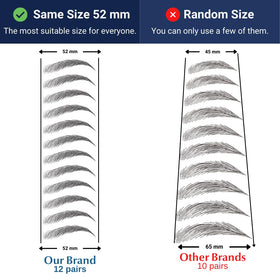 Bliss and Beyond USA Waterproof Eyebrow Tattoo Stickers in packaging