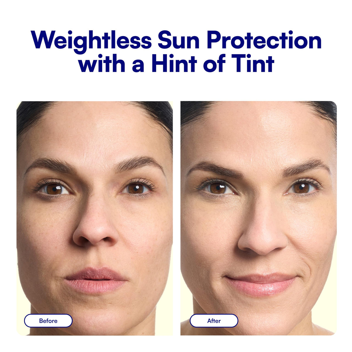 Bliss Block Star Tinted Mineral Face Sunscreen SPF 30 texture on skin