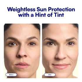 Bliss Block Star Tinted Mineral Face Sunscreen SPF 30 texture on skin