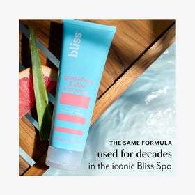 Bliss Body Butter Lotion Trio on a bathroom counter