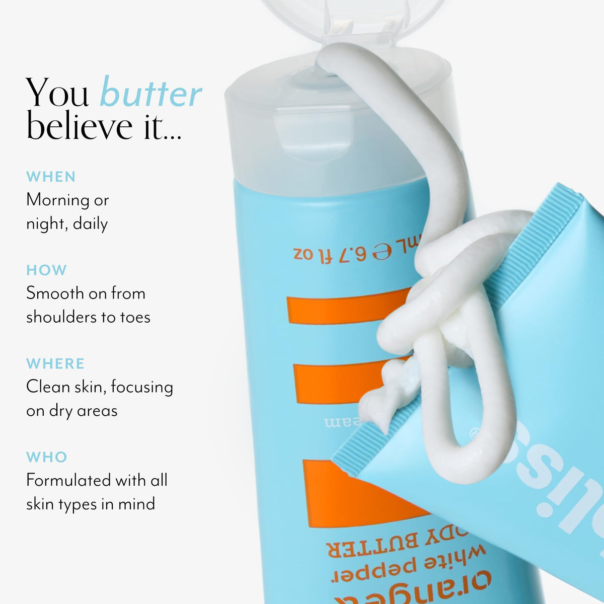 Bliss Body Butter Lotion Trio opened with jars visible