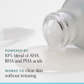 Bliss Clear Genius Clarifying Overnight Liquid Peel bottle with label