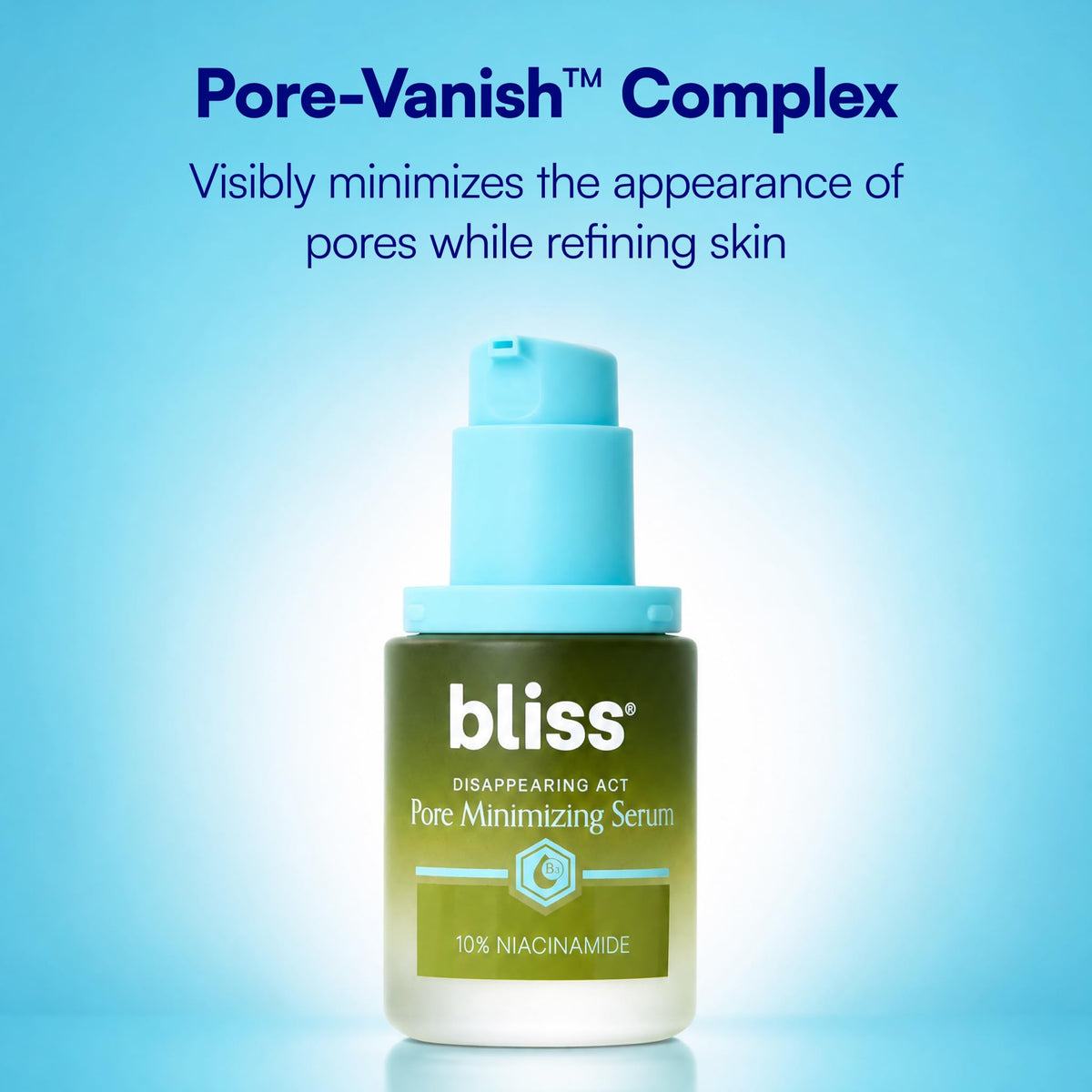 Bliss Disappearing Act Niacinamide Pore Serum ingredients list