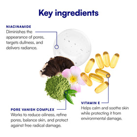 Bliss Disappearing Act Niacinamide Pore Serum lifestyle scene on vanity