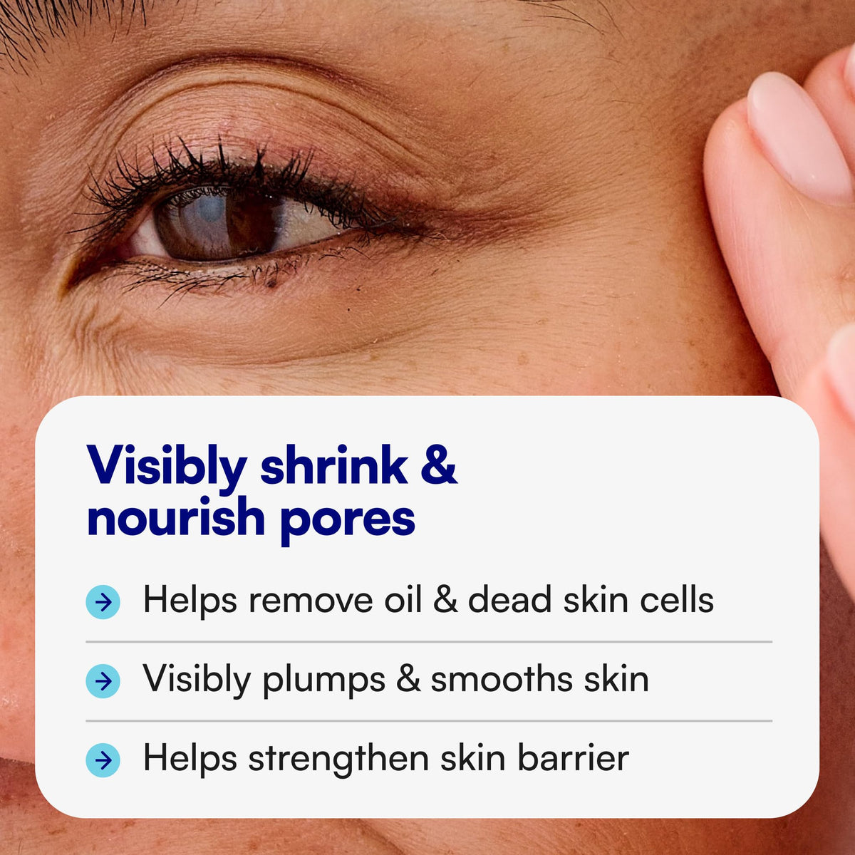 Bliss Disappearing Act Niacinamide Pore Serum texture on skin